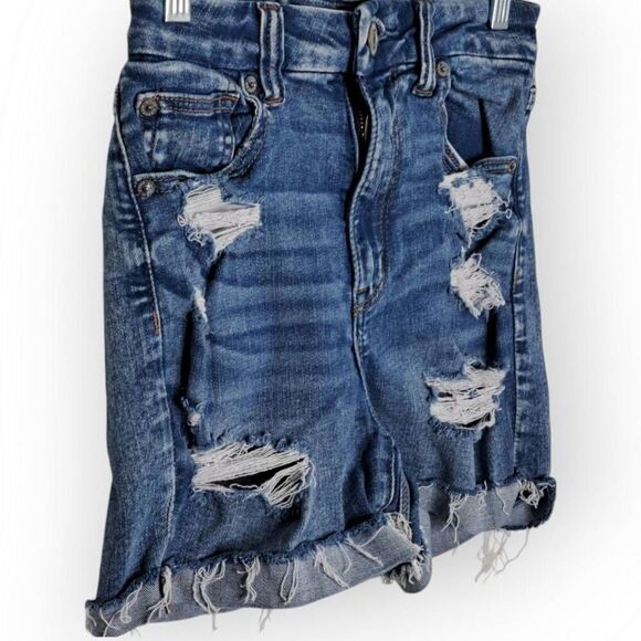 American Eagle Women's Next Level Stretch Curvy Hi-Rise Shortie size 2 - Picture 2 of 6